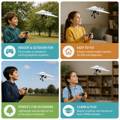 DIY Remote Control Paper Airplane Kit
