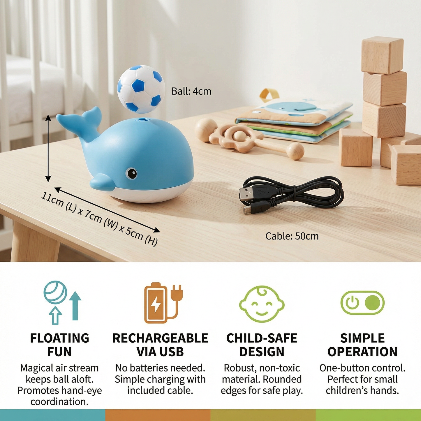 Fun Whale Balloon Toy