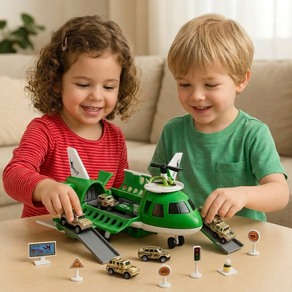 Airplane and Vehicle Play Set
