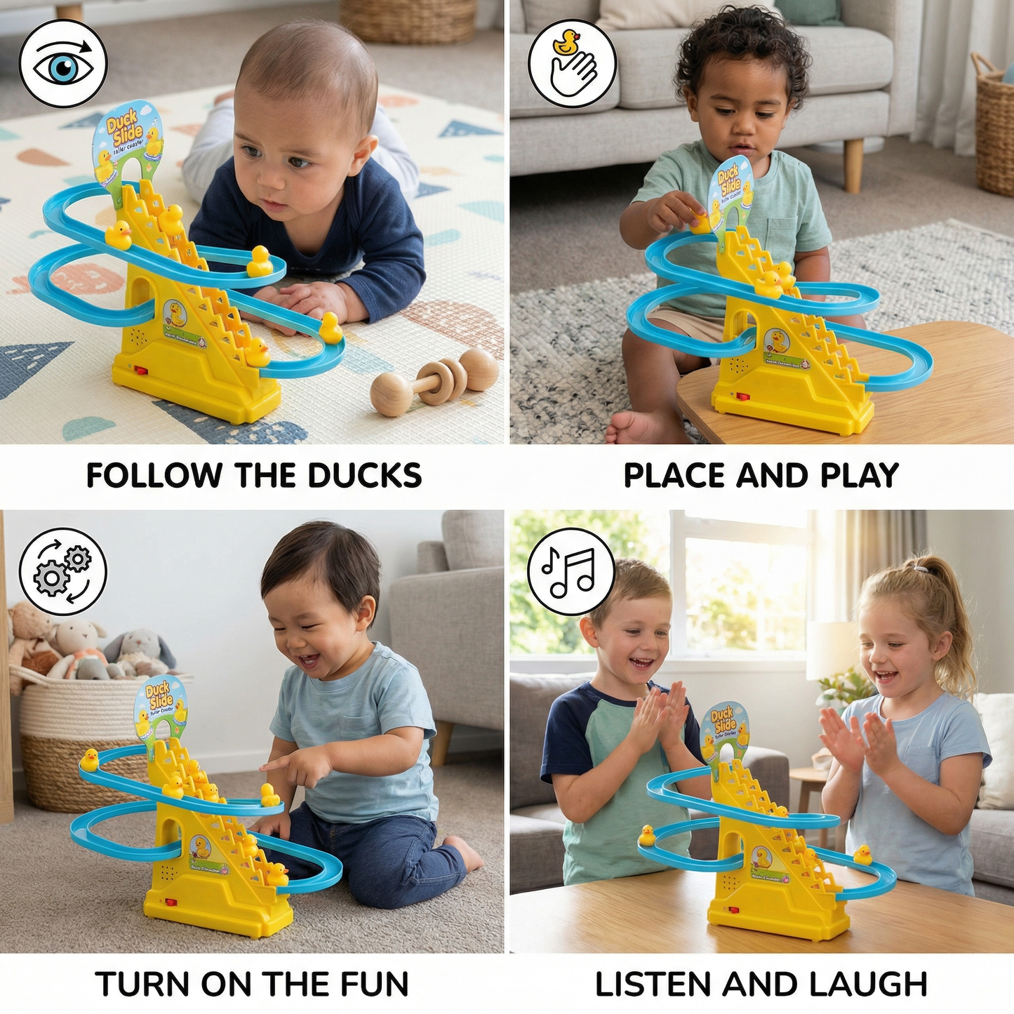 Duck Slide Roller Coaster Toy