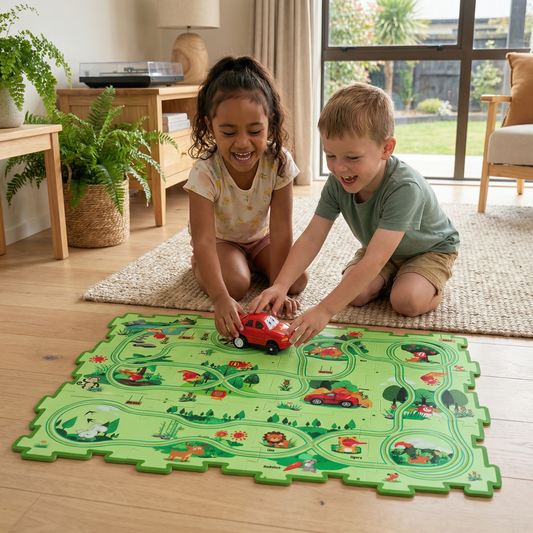 Puzzle Track Block Race