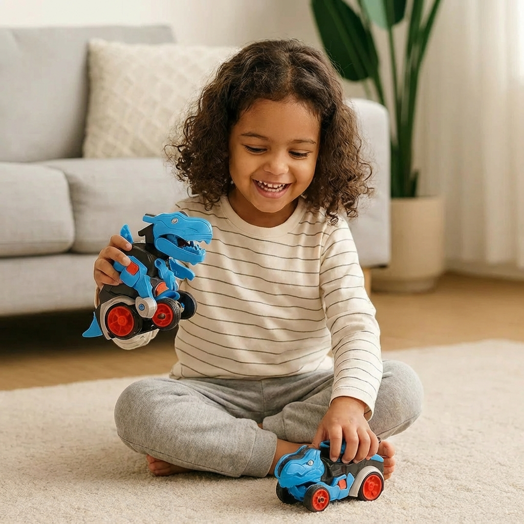 Transforming Dinosaur Cars