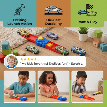 Car Catapult Racing Set