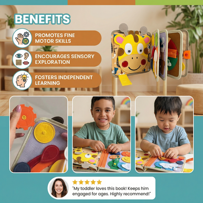 Montessori Sensory Giraffe Story Book