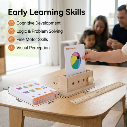 Wooden Logic Decoding Learning Game for Kids – Promoting Early Skills