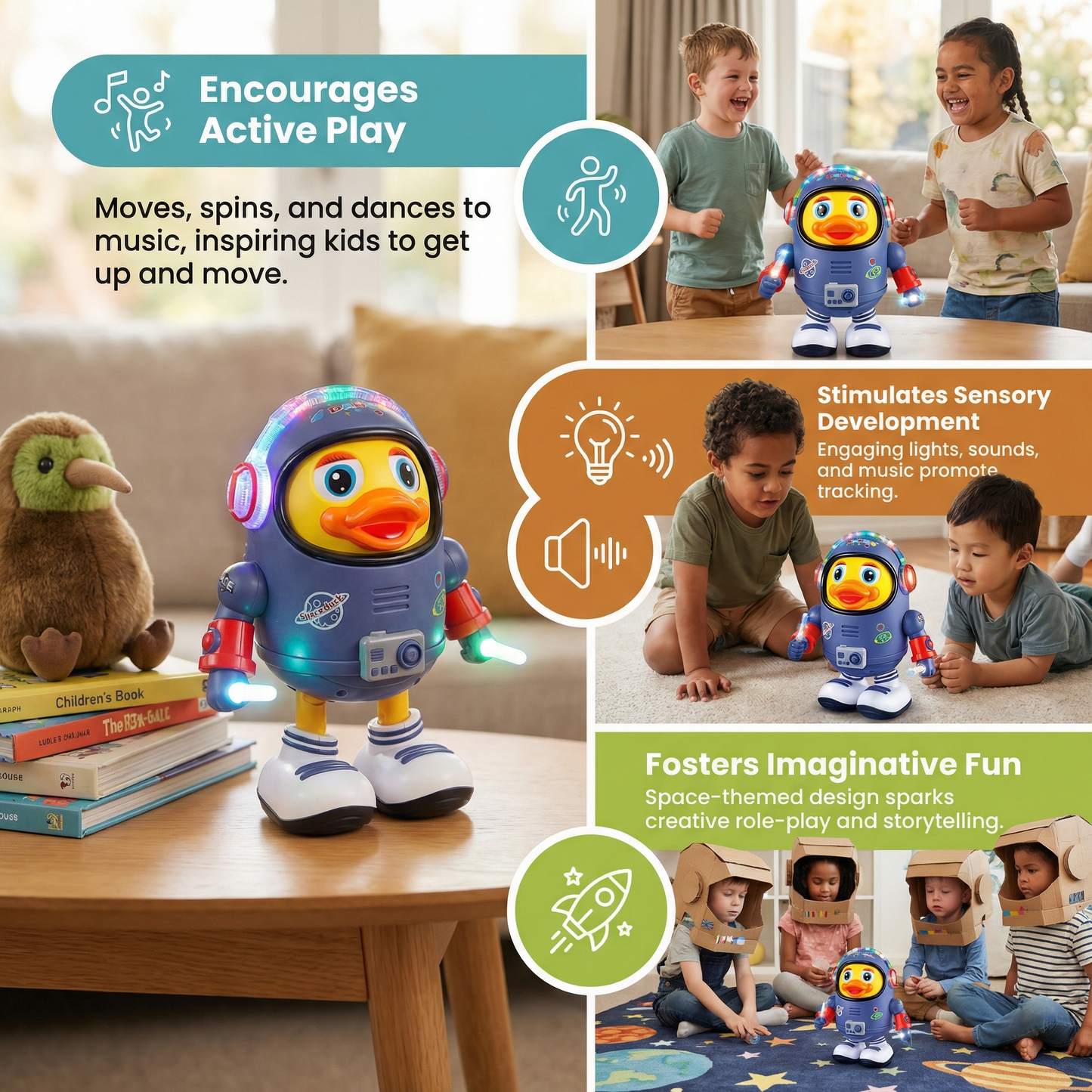 Dancing Astronaut Duck