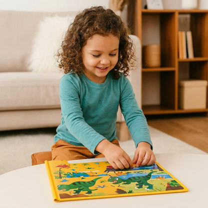 Magnetic Montessori Puzzle Book
