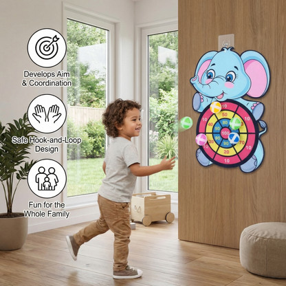 Cute Kids Dart Throwing Game