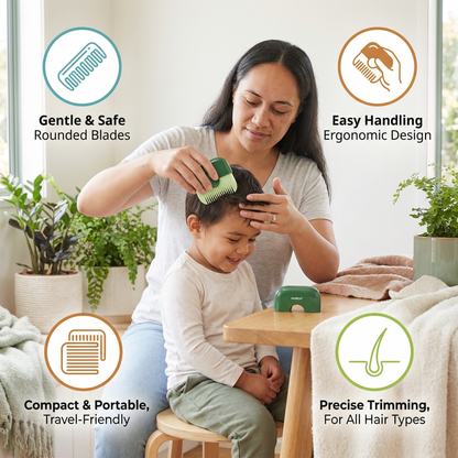 Child-Friendly and Gentle Hair Cutting Comb