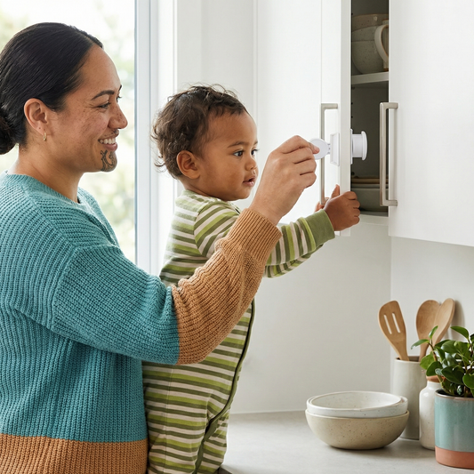 Magnetic Child Safety Cabinet and Door Set