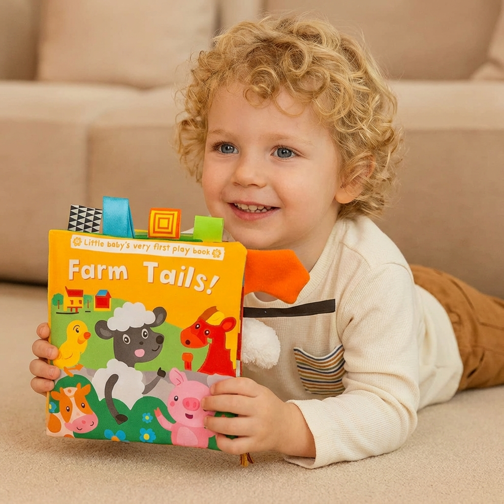 Sensory Crinkle Story Book for Toddlers