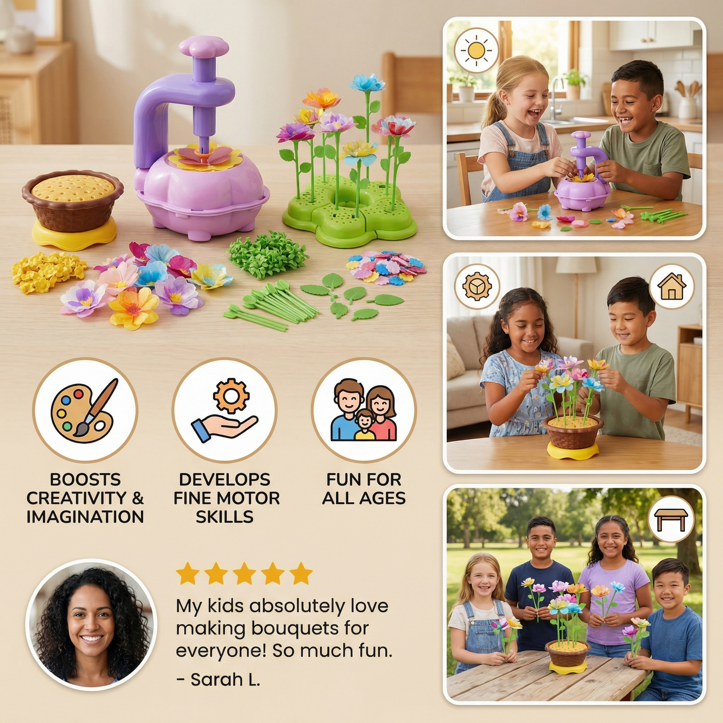 Creative Flower Craft Set