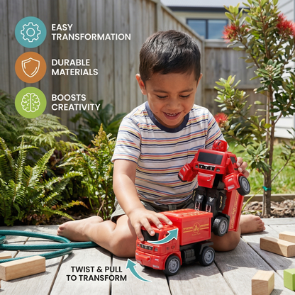 Transformer Truck Toy for Kids