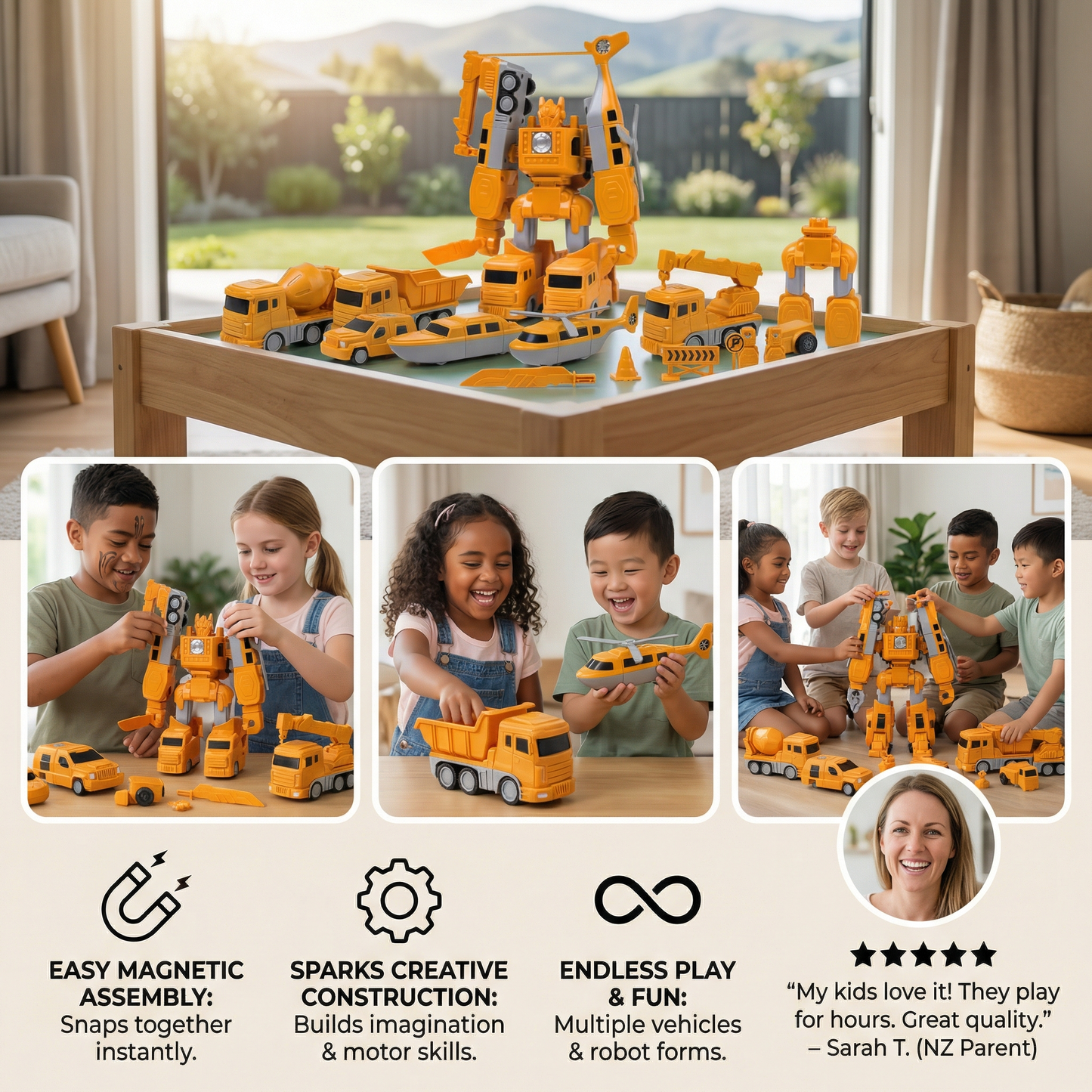 Transformer Magnetic Vehicles