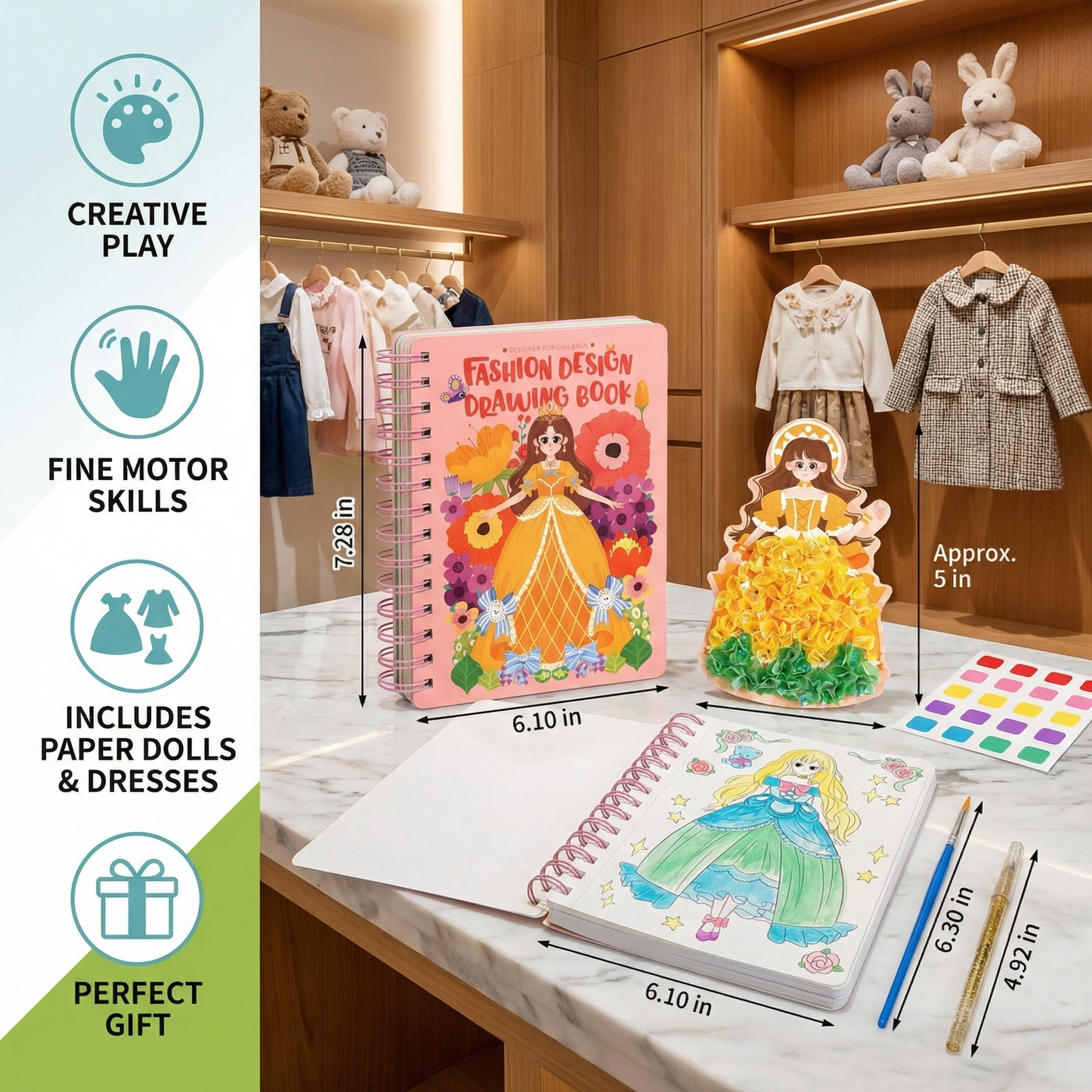 Princess Coloring and Craft Book