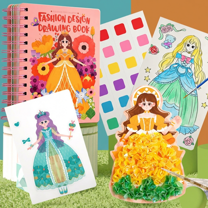 Princess Coloring and Craft Book