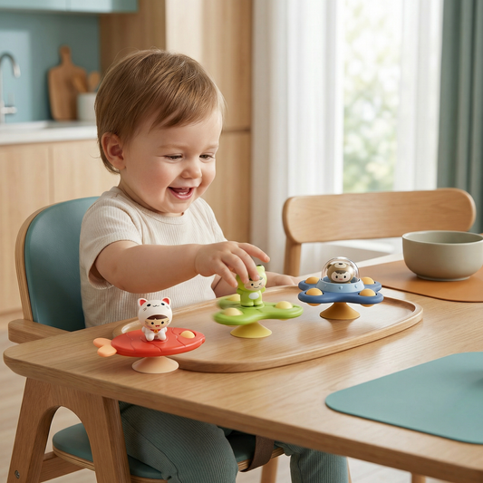 Montessori Suction Cup Spinner – Spinning Learning Toy