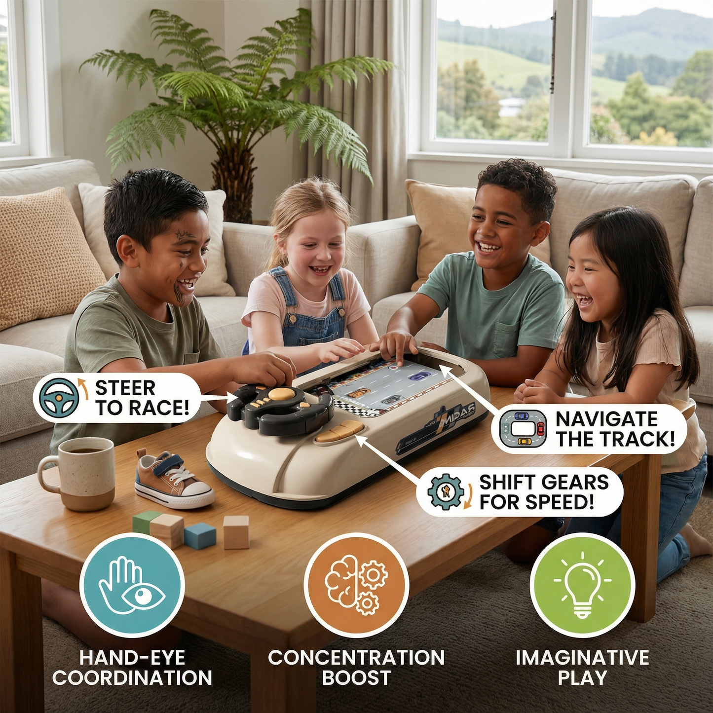 Adventure Racing Game Box for Kids