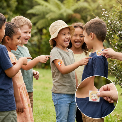 Natural Mosquito Repellent Stickers for Children and Babies (100 Pieces)