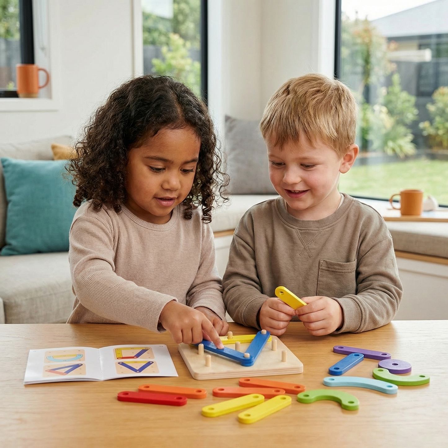 Creative Letters, Numbers, and Shapes Learning Board