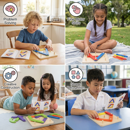 Creative Letters, Numbers, and Shapes Learning Board