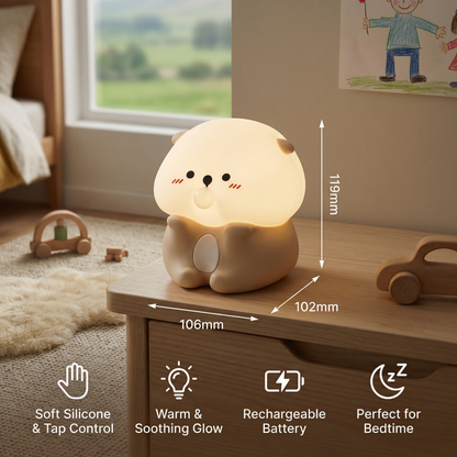 Cute Bubble Otter Silicone Night Light
