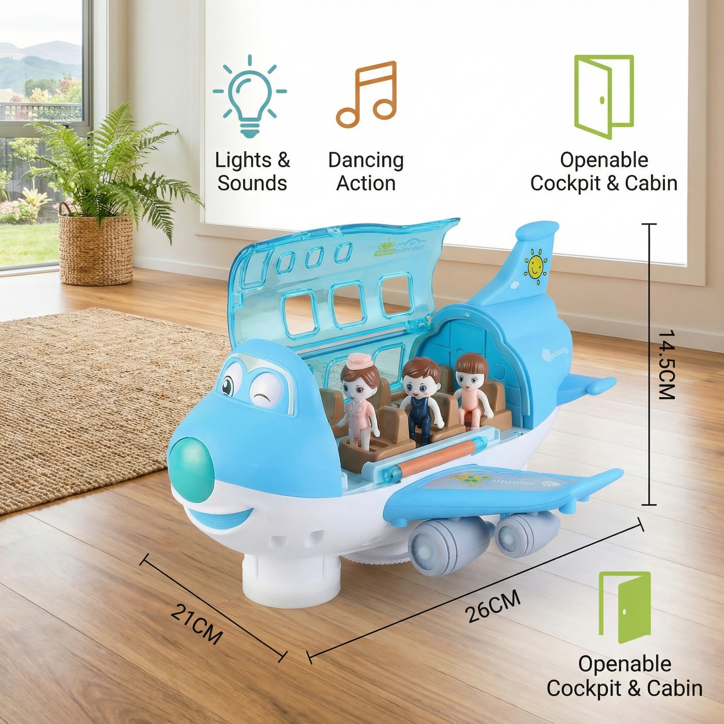 Fun & Dancing Airplane Toy