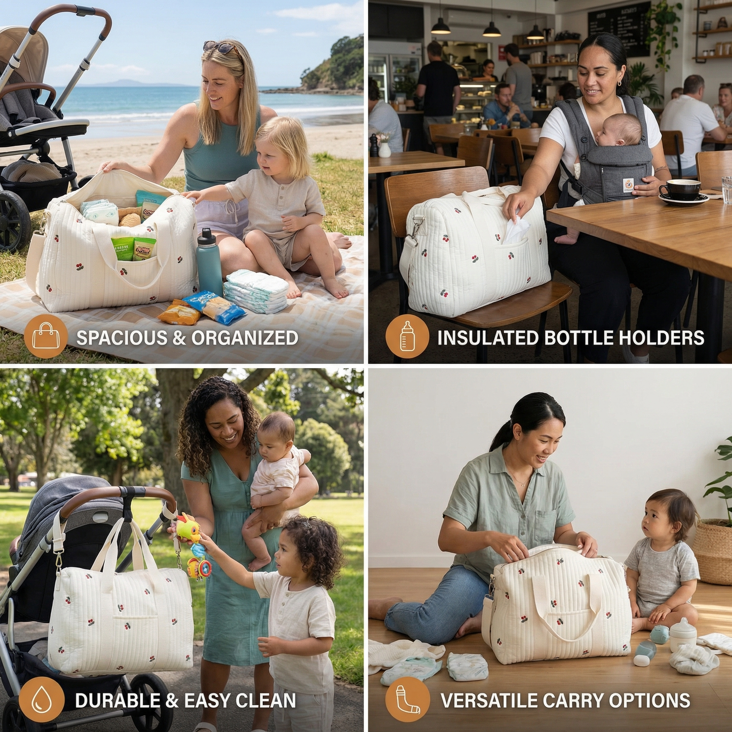 Large Mommy Baby Bag – Space for Everything Moms Need!