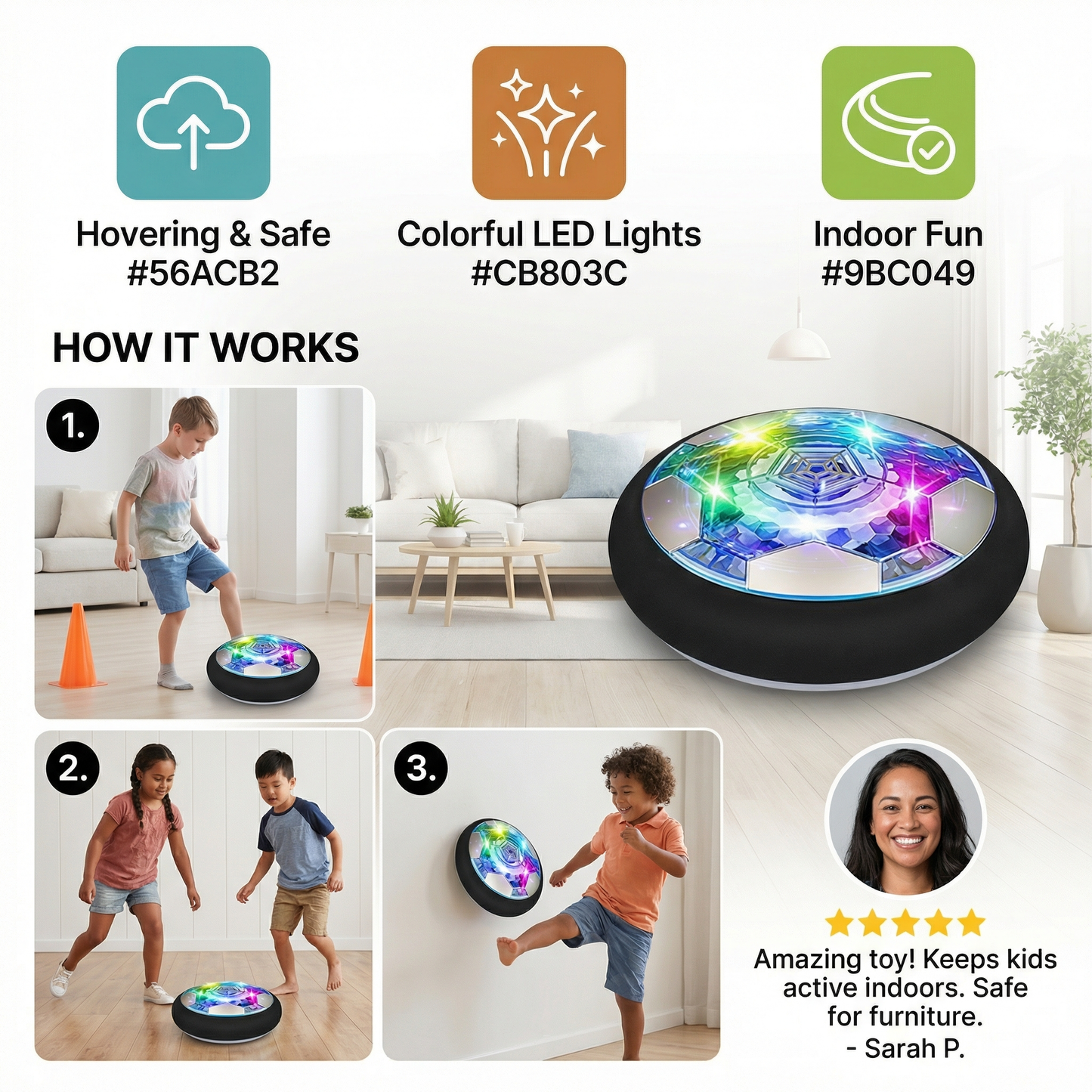 Hovering Air Cushion Ball