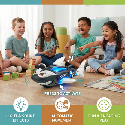 Glowing Musical Shark Kids Toy