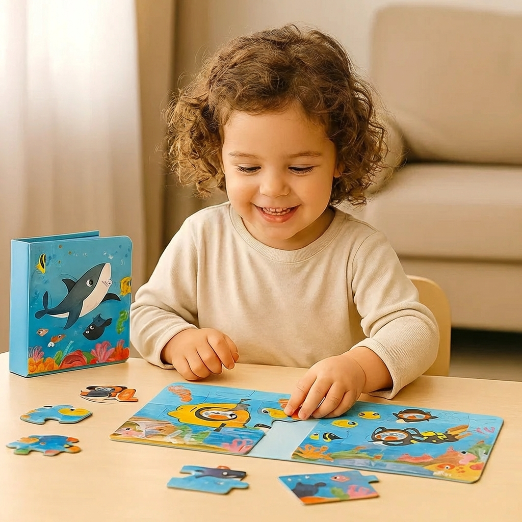Magnetic Montessori Puzzle Book
