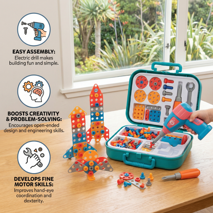 Kids’ Construction Set in Cute Dino Design
