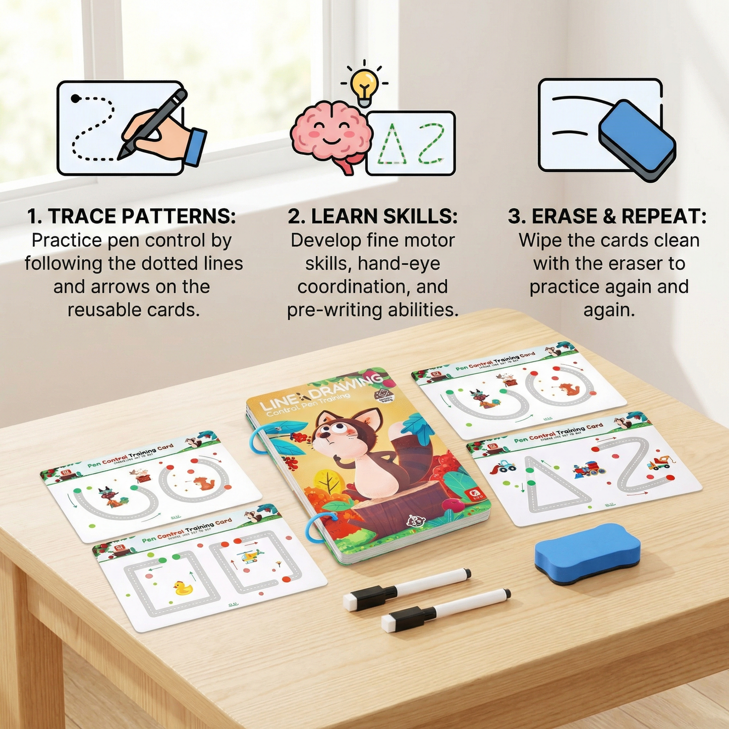 Pen Control Training Book for Children