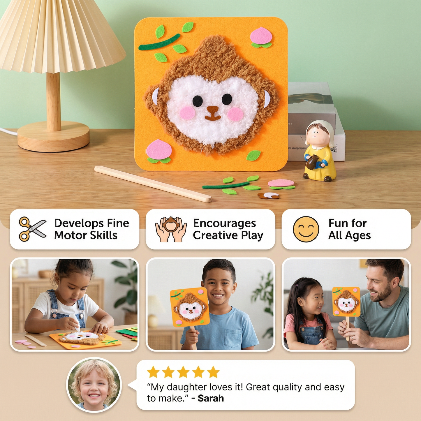Stick Puppets Set to Make Yourself