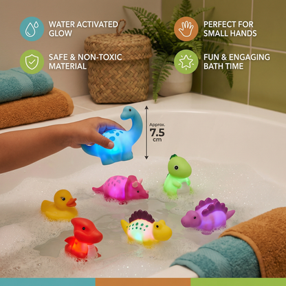 Glowing Bath Dinosaur Toy
