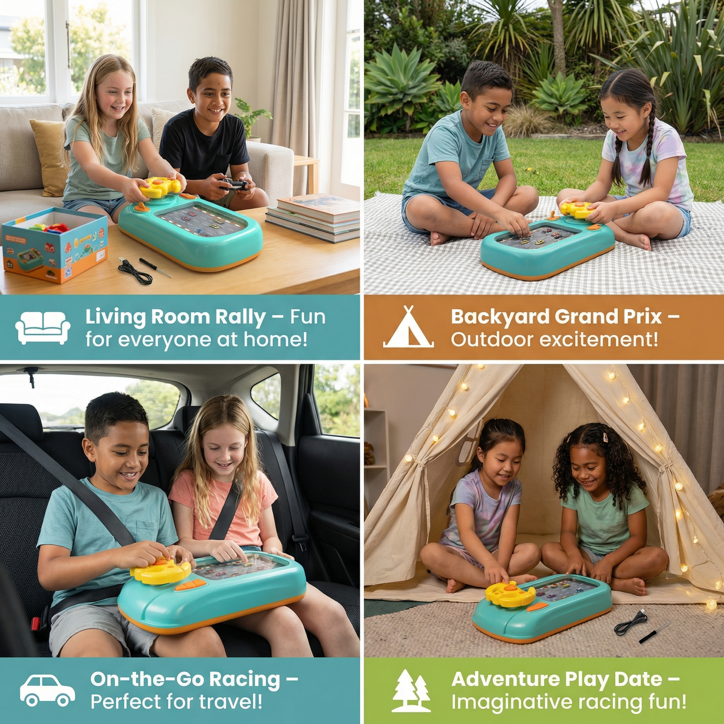 Adventure Racing Game Box for Kids