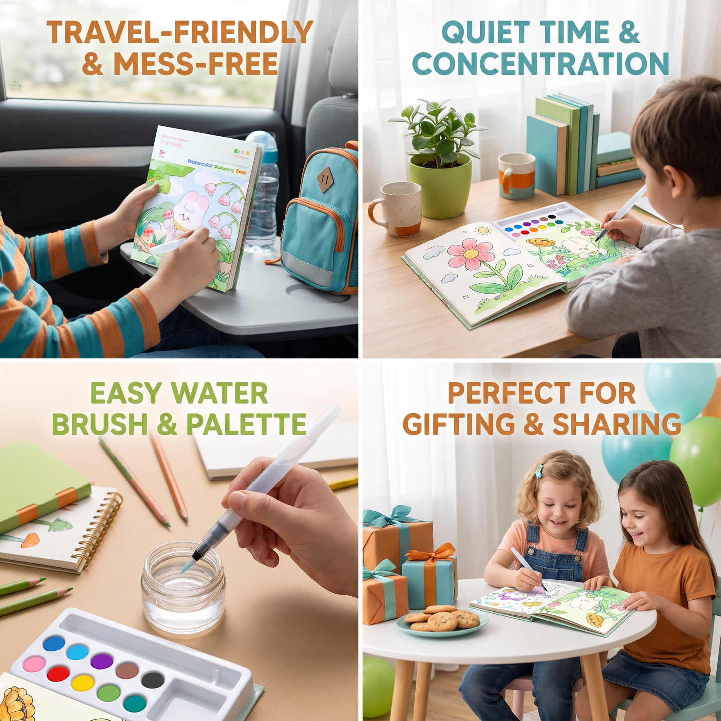 All-in-One Watercolour Painting Book