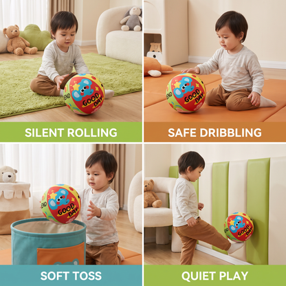 Soft & Safe Silent Indoor Play Ball for Kids