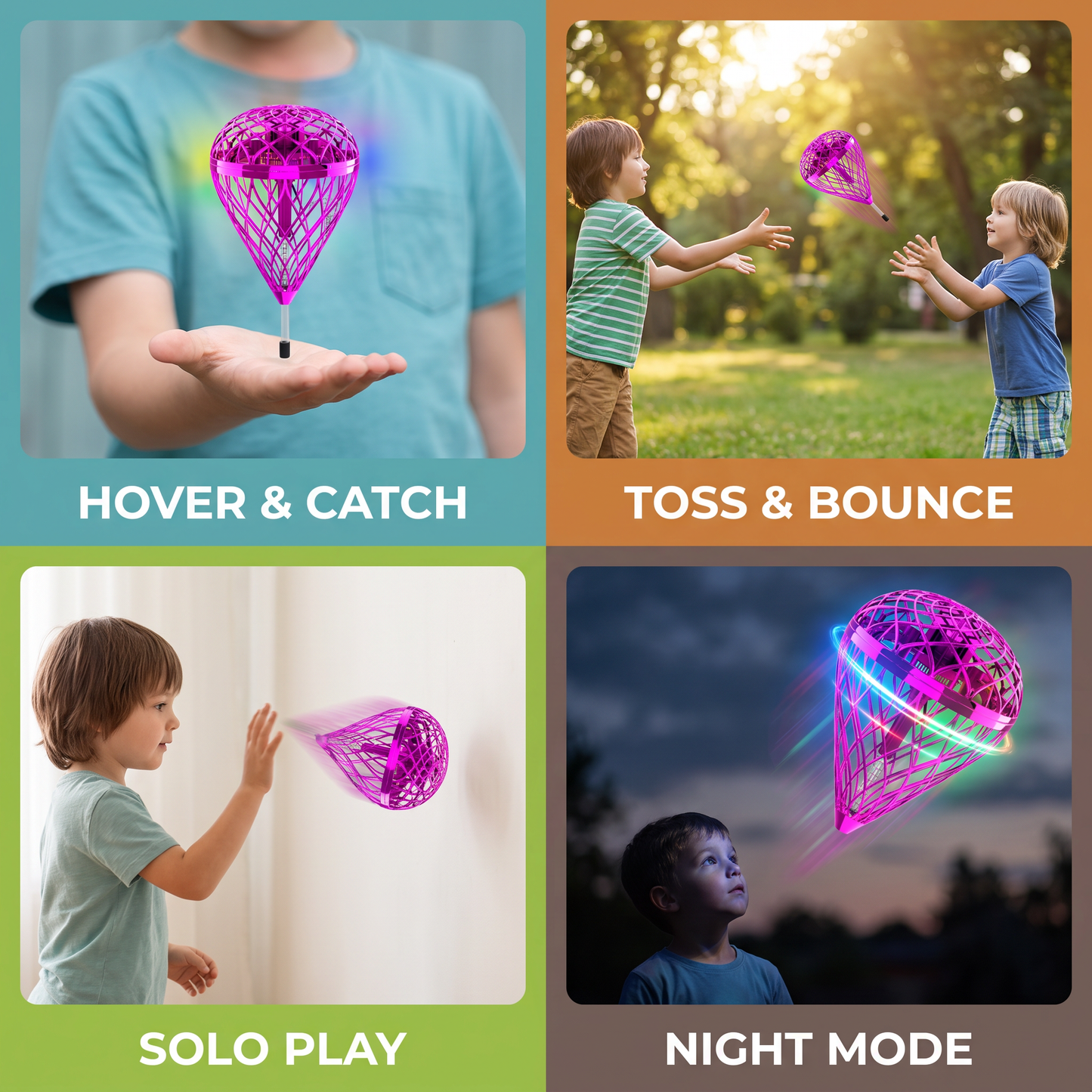 Flying Bouncing Orb Ball – Magic Hover & Toss Toy for Kids