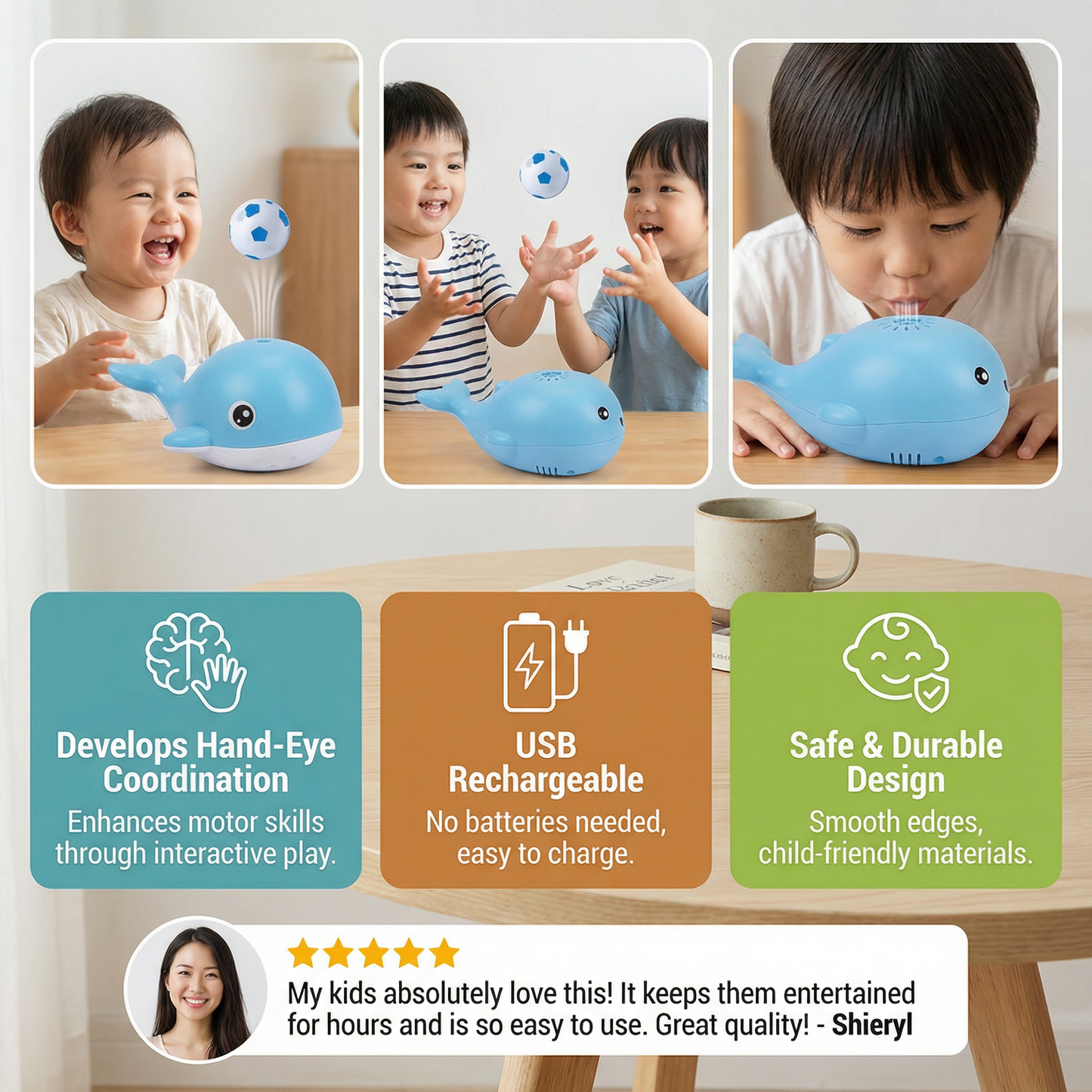 Fun Whale Balloon Toy