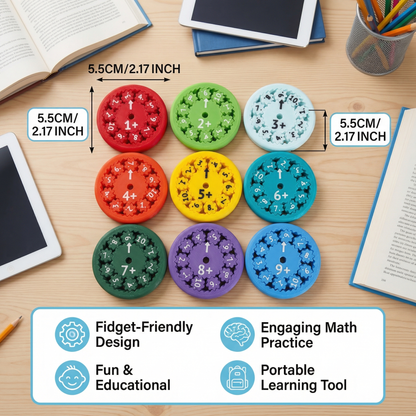Mathematics Learning Game Fidget Spinner