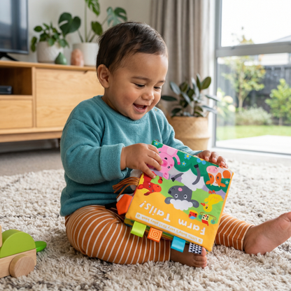 Sensory Crinkle Story Book for Toddlers