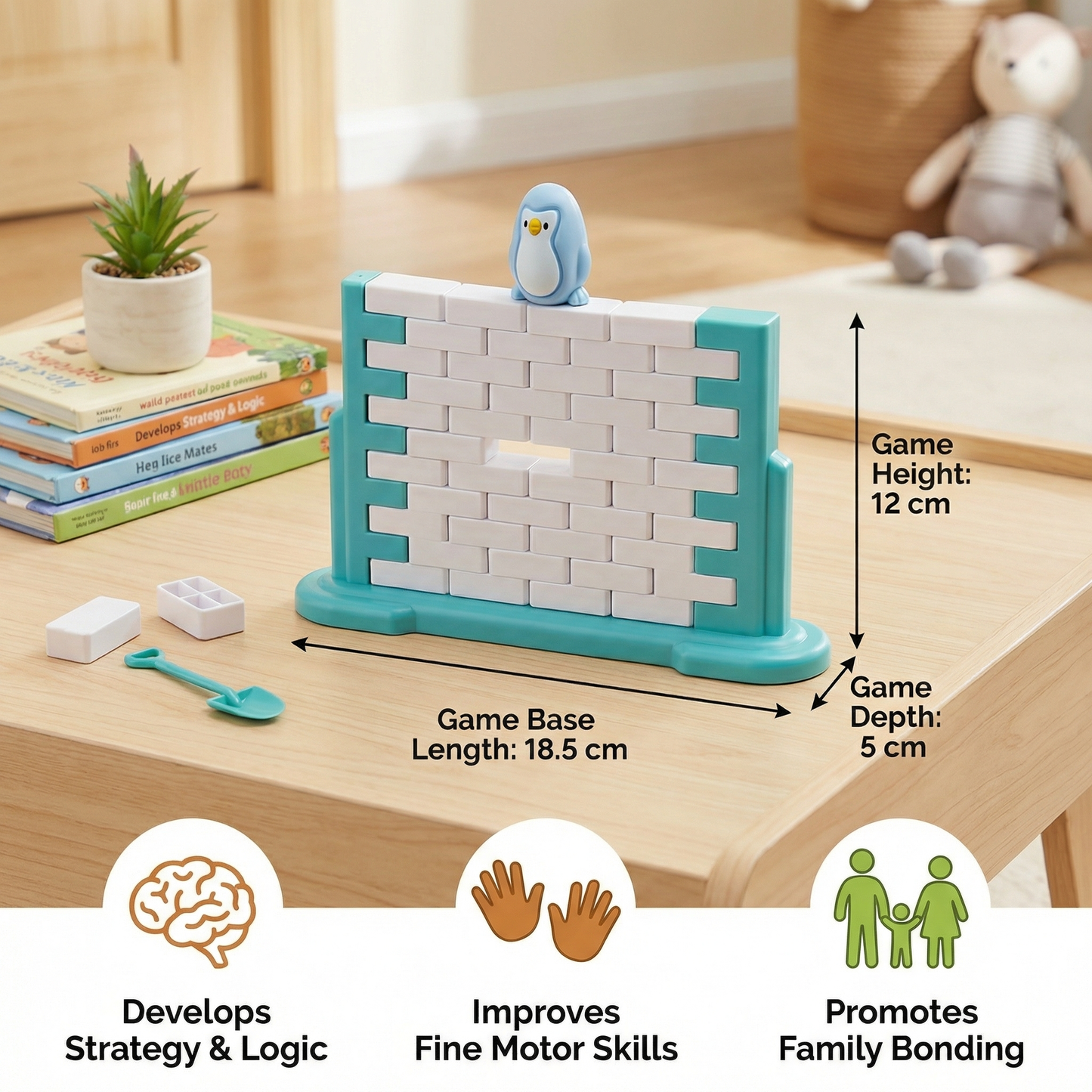 Penguin Ice Wall Balance Family Game