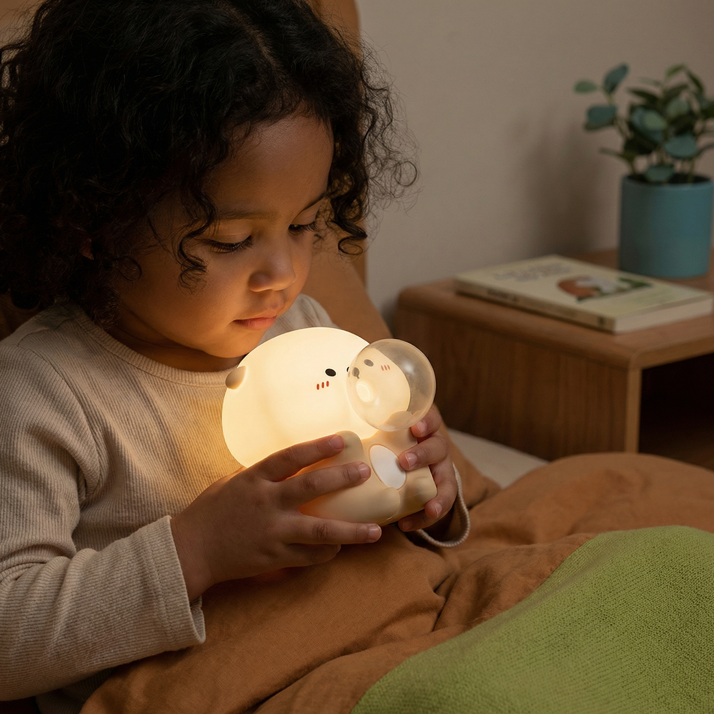Cute Bubble Otter Silicone Night Light