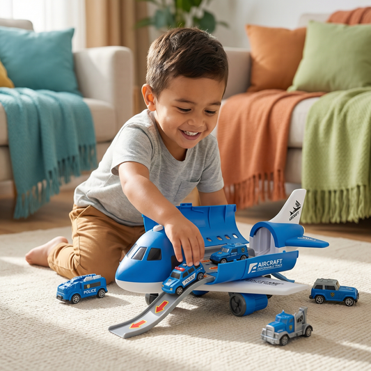 Airplane and Vehicle Play Set