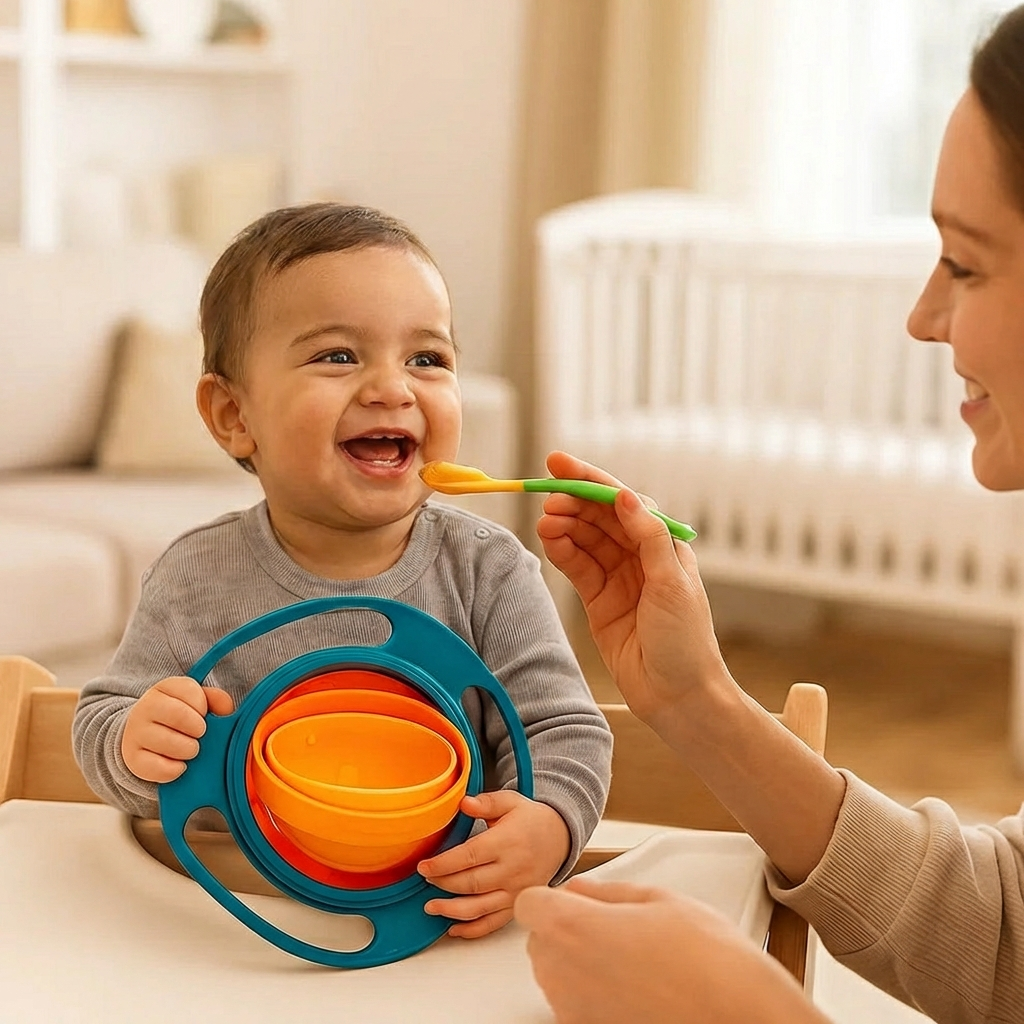 Leak-Proof Baby Bowl – Mess-Free Eating