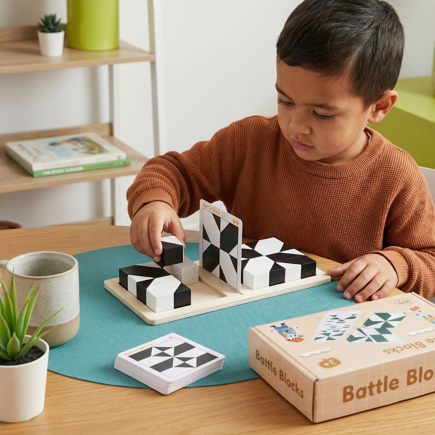 Two-Tone Logic Puzzle Game in Pocket Size