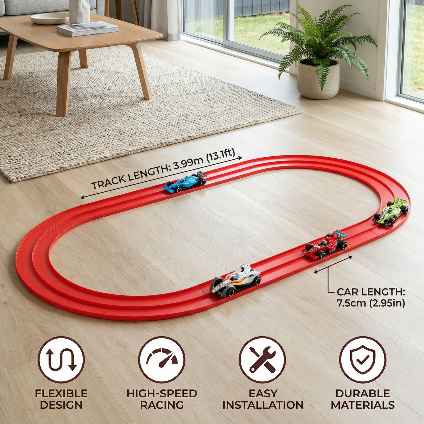 Flexible Racing Track Set