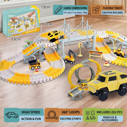 Adventure Race Track with Slot Cars