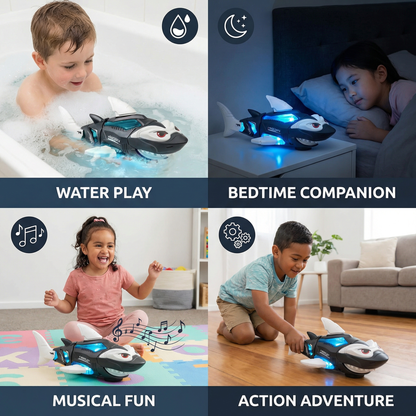 Glowing Musical Shark Kids Toy
